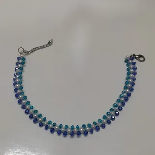 پابند کریستال و مروارید