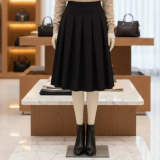 دامن پلیسه کوتاه