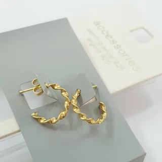 گوشواره حلقه نقره 925