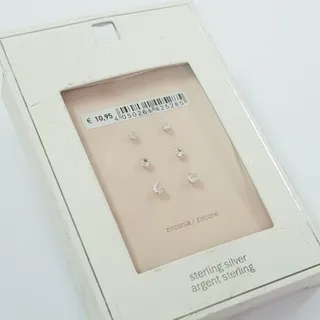 پک گوشواره گلگوش نقره 925