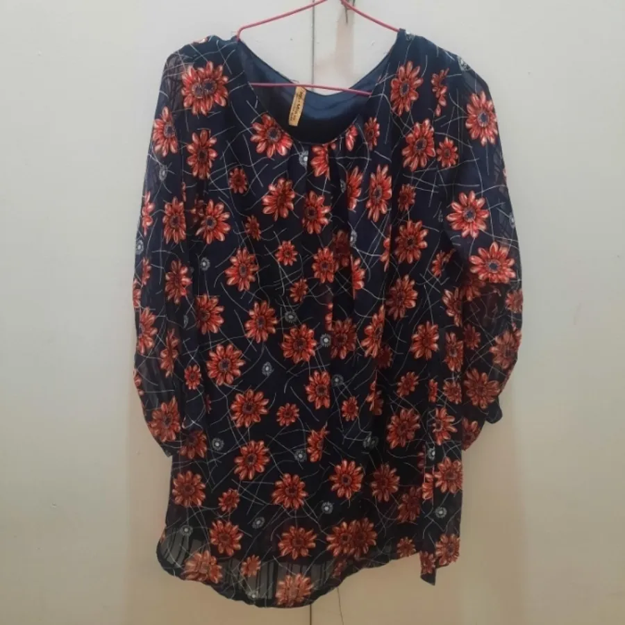 تونیک سایز بزرگ حریر