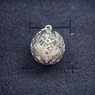 آویز گوی نقره