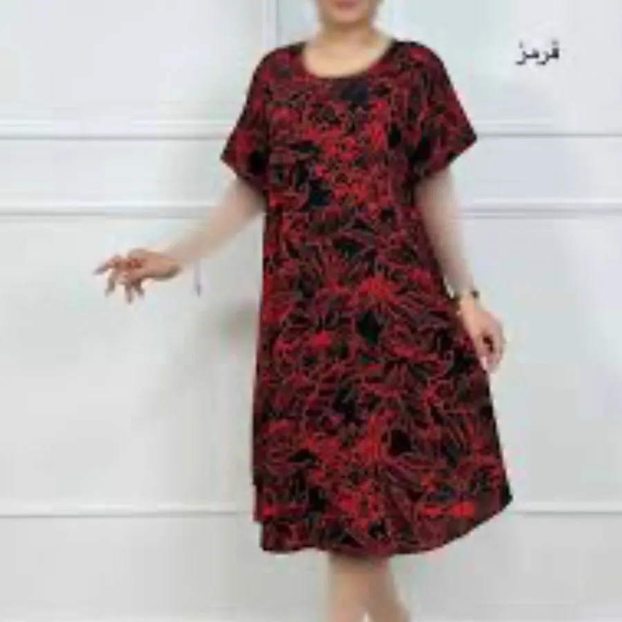 پیراهن حریر بلند نو