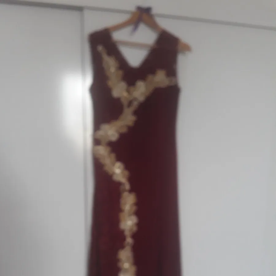 پیراهن بلند مجلسی کاردست