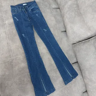 شلوار بوتکات چاکدار