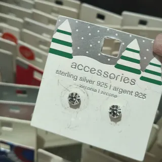 گوشواره نقره سواروفسکی