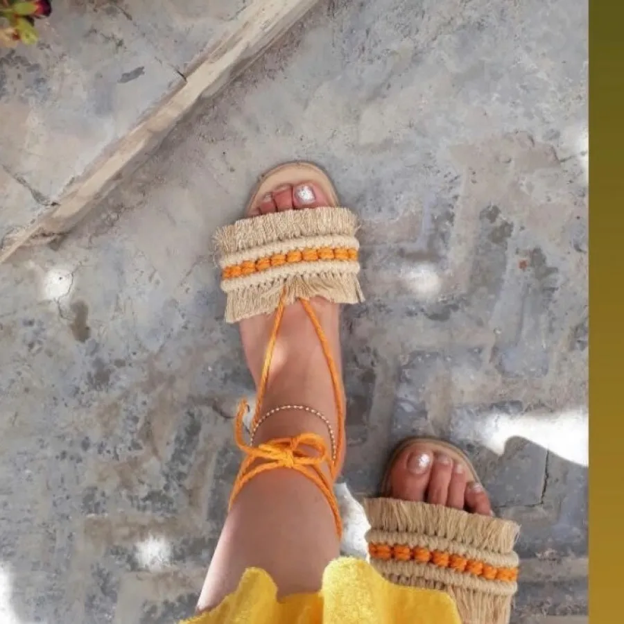 صندل مکرومه