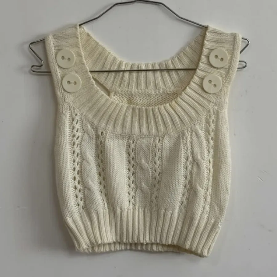 نیم تنه بافت ترک سفید