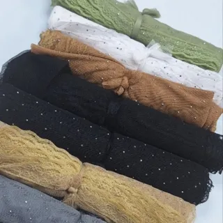 شال شیشه ای نگین دار
