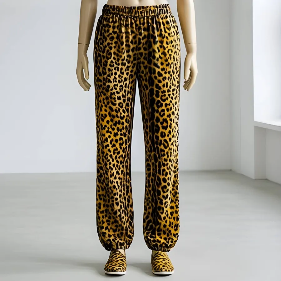 شلوار پلنگی راحتی