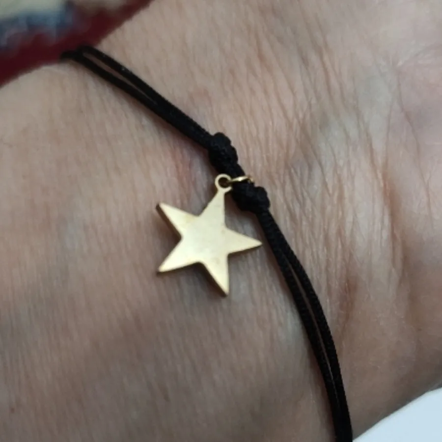 دستبندستاره،استیل کپی طلا
