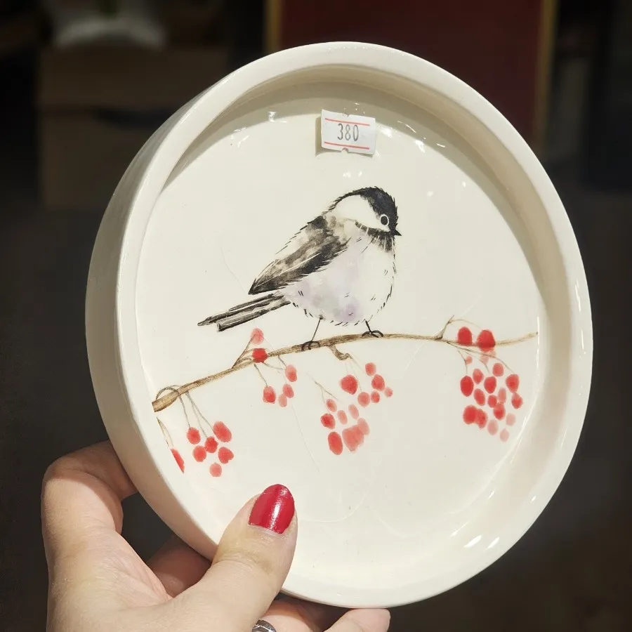 دیوارکوب سرامیکی پرنده