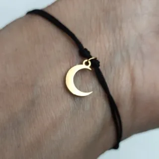 دستبند ماه،استیل کپی طلا