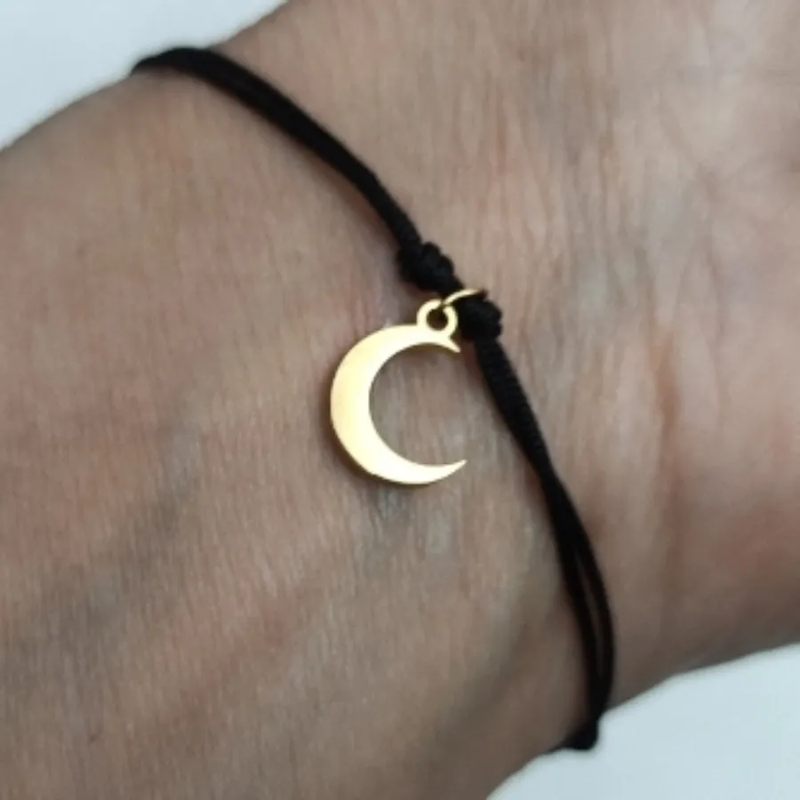 دستبند ماه،استیل کپی طلا