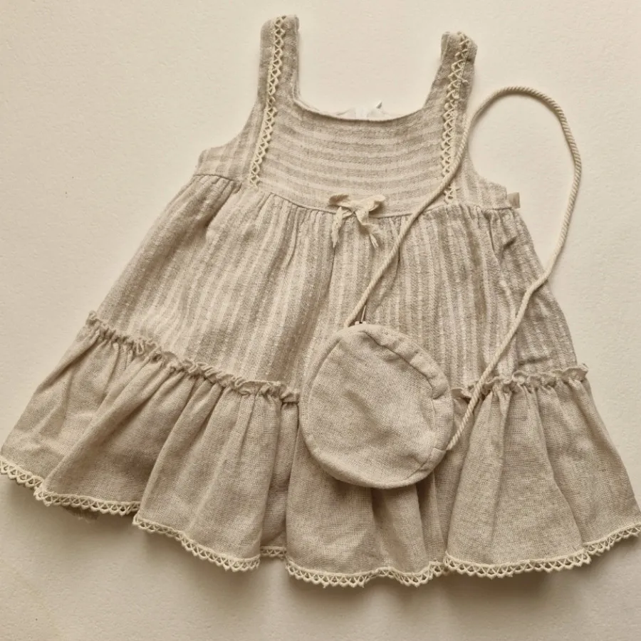 پیراهن لینن بچگانه