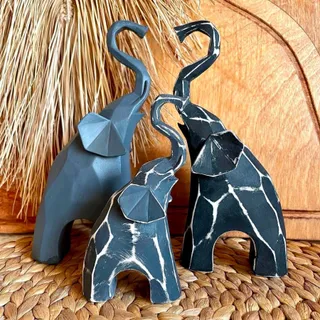 مجسمه فیل کوچولو و خانواد