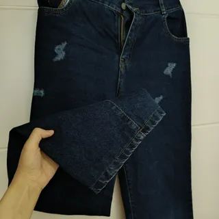 شلپار جین نیم بگ