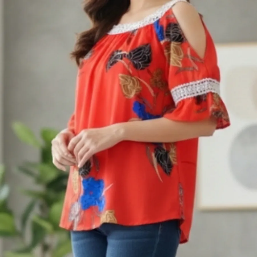 شومیز گل وارداتی