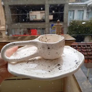 ست فنجون سرامیکی