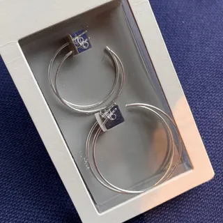 گوشواره نقره حلقه ای