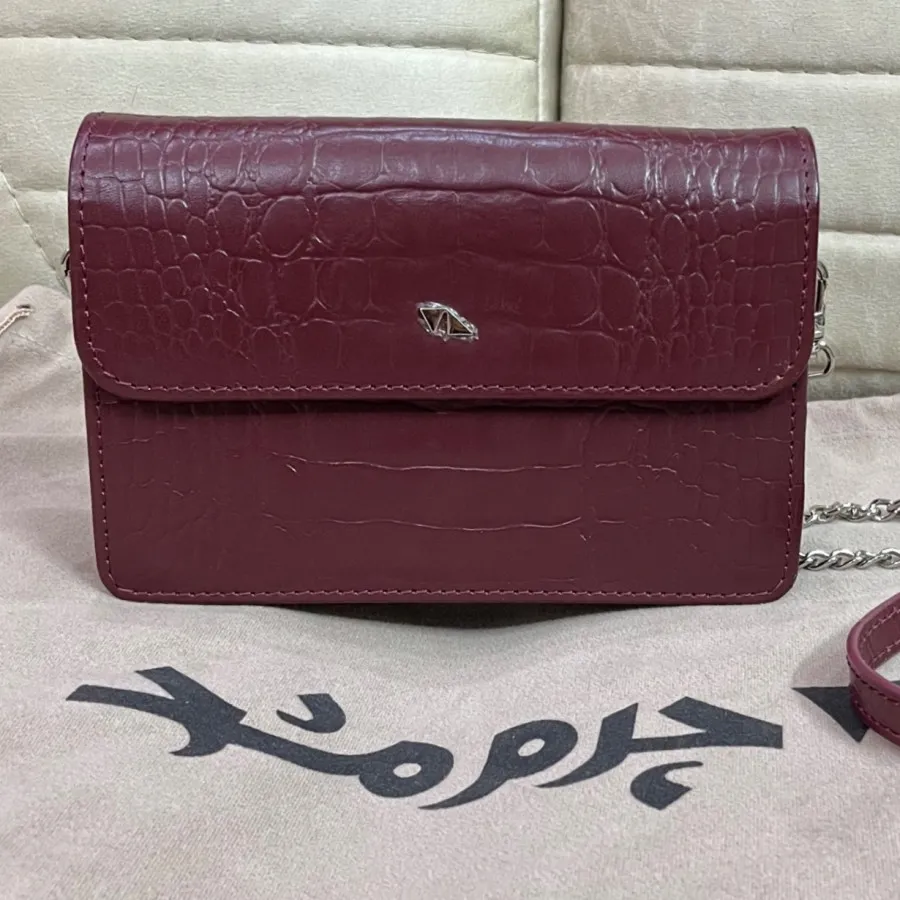 کیف چرم مشهد زرشکی