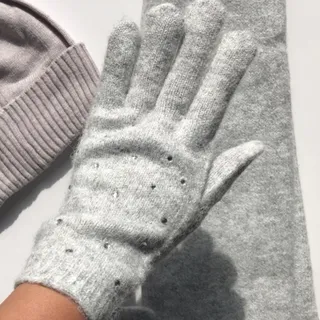 دستکش بافت i am نگین کاری