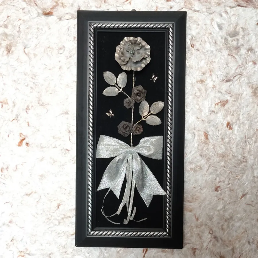 تابلو گل فلزی