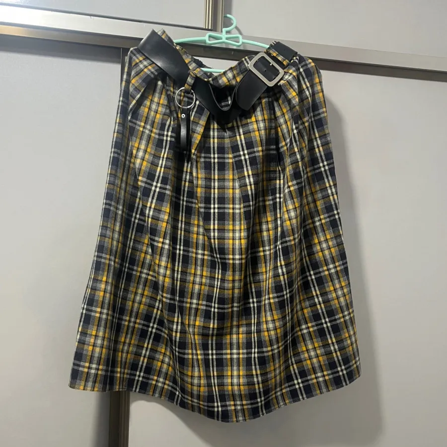 دامن چهارخونه شیک