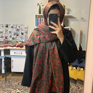 شال مخمل گلدار