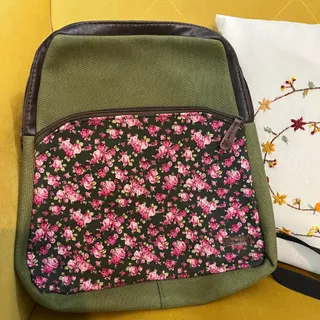 کیف پارچه ای سبز