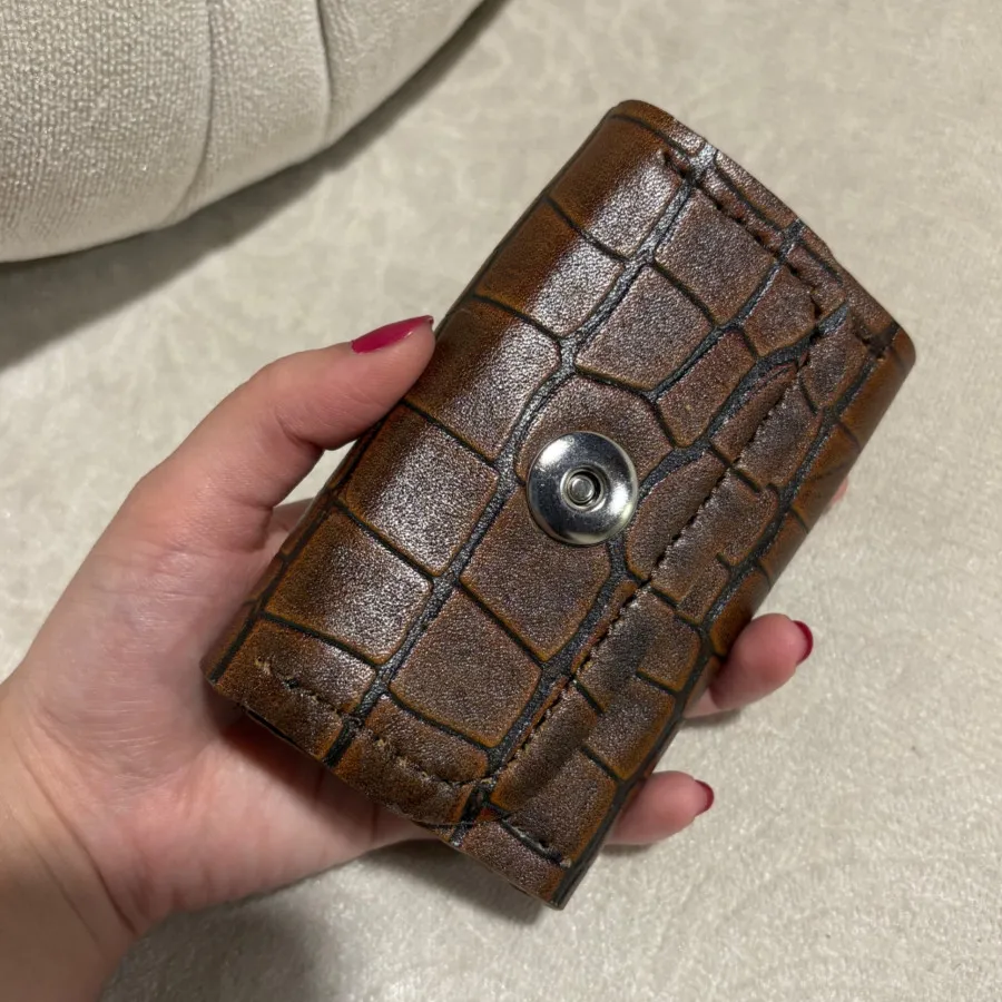 کیف کارت آکاردیونی چرم