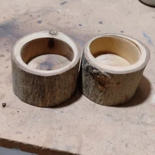 کاسه مینی چوبی