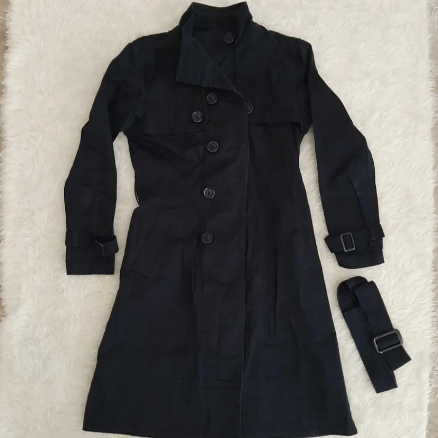 مانتو کتان یقه ایستاده