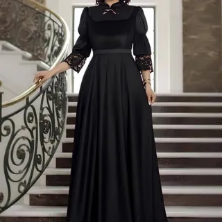 پیراهن مجلسی مخمل مشکی