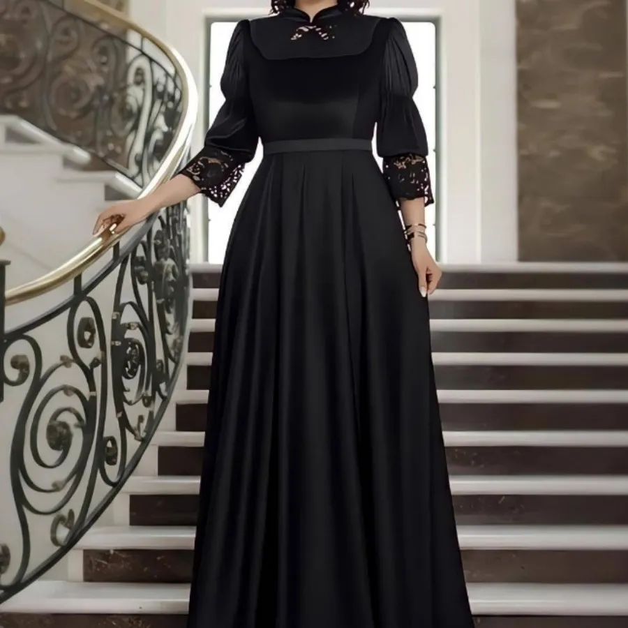 پیراهن مجلسی مخمل مشکی