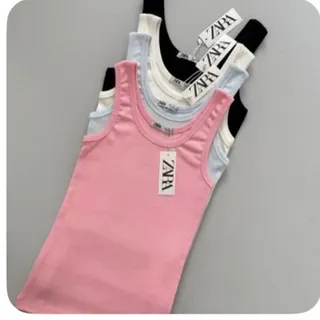 تاپ کبریتی رنگ صورتی