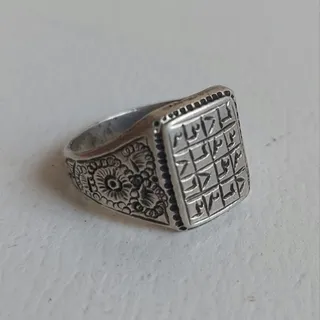 انگشتر نقره مردانه