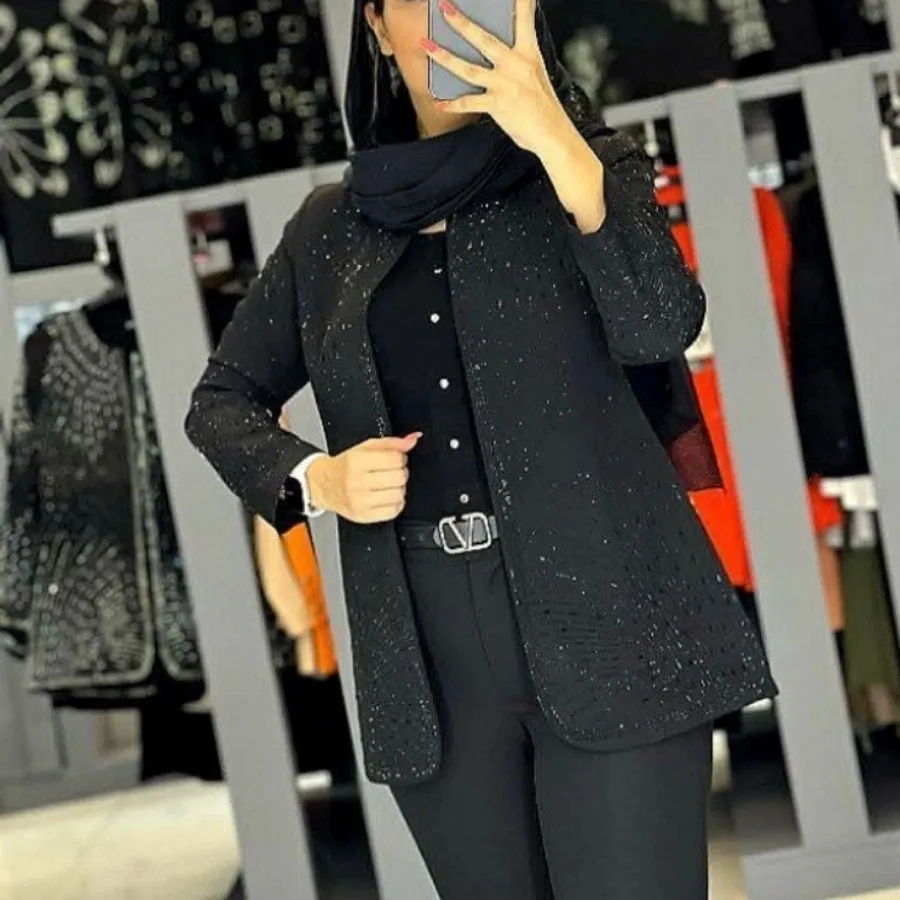 کت مجلسی نگین مشکی