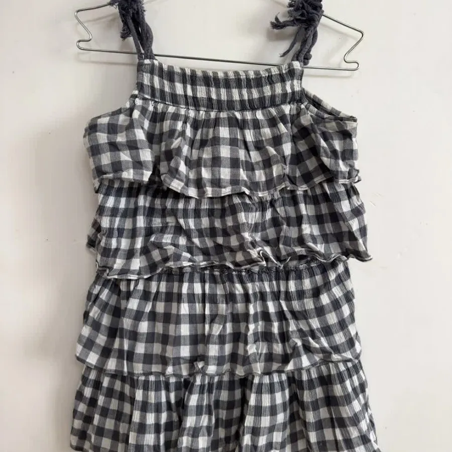 تاپ چین چینی پفی چهارخونه