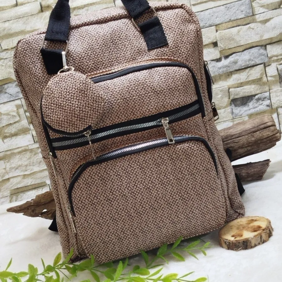 کوله زنانه 6زیپ