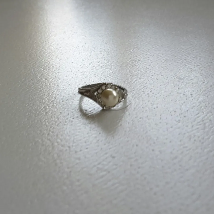 انگشتر و آویز مروارید