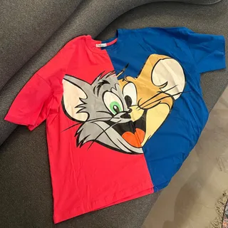 تیشرت باکسی تام و جری نو