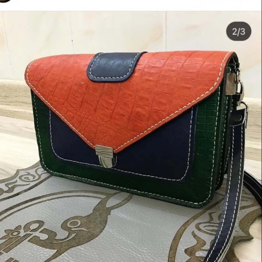 کیف چرم دست دوز