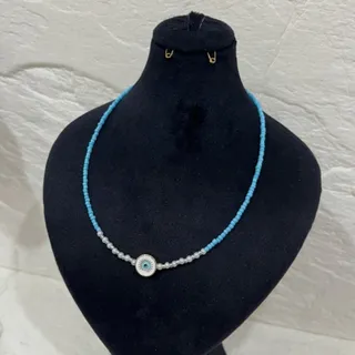 گردنبندچشم نظر با منجوق