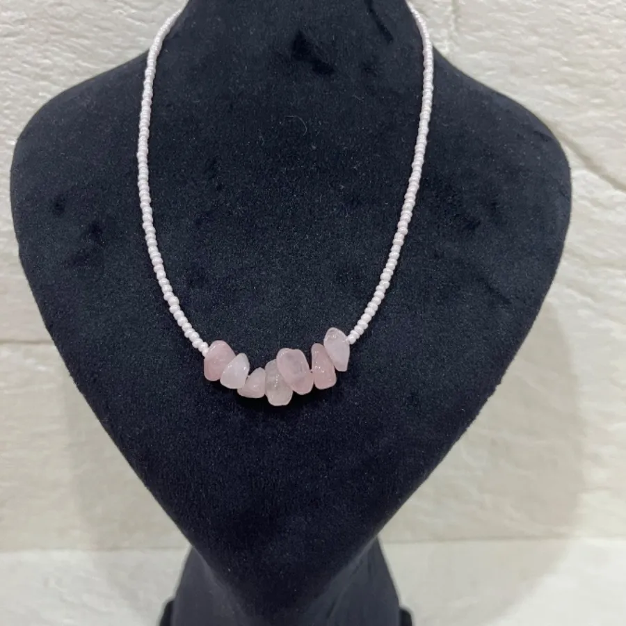 گردنبند با سنگ طبیعی