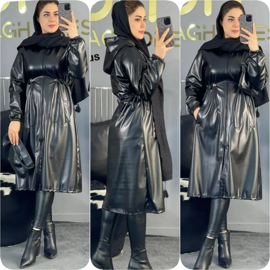 مانتو چرم خانومه