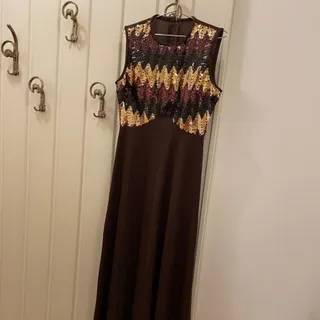 پیراهن قهوه ای ایتالیایی