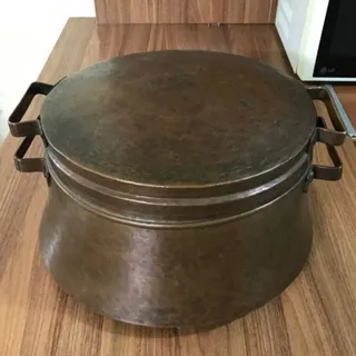 دیگ مسی قلفت مسی قدیمی