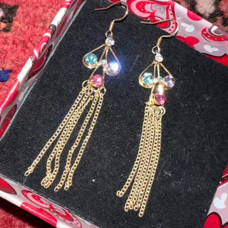 گوشواره لبنانی رنگ ثابت