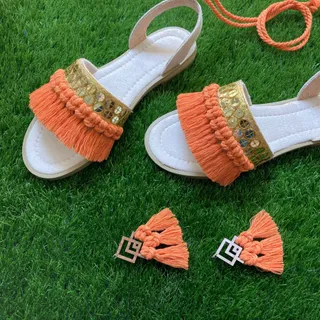 صندل مکرومه